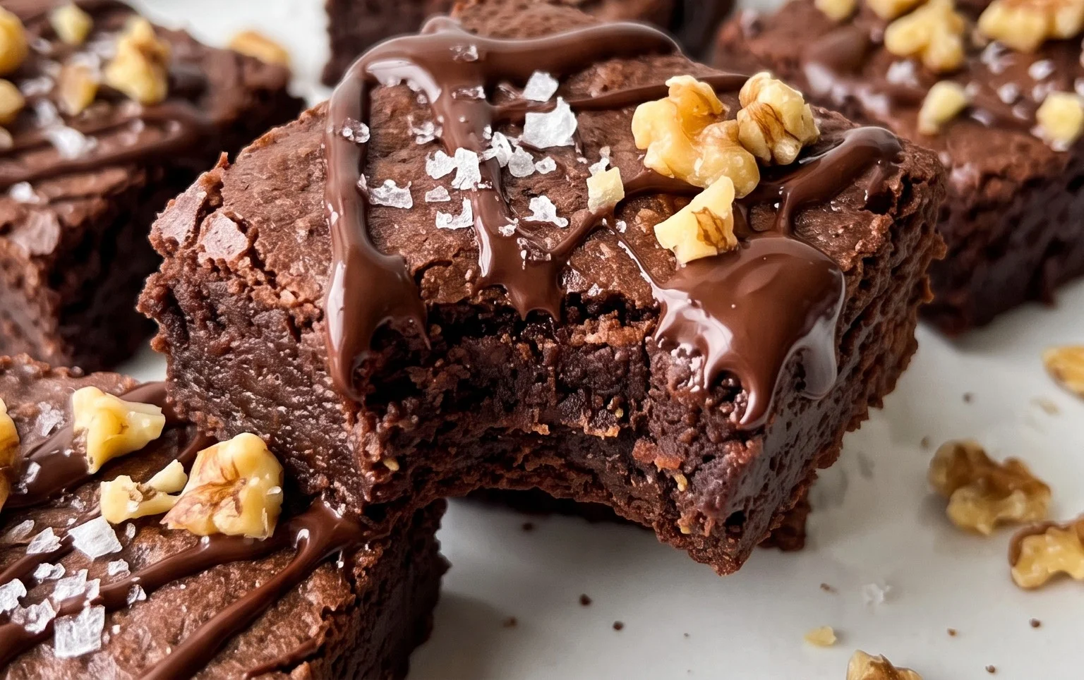 Flourless Chickpea Brownies (Vegan & Gluten Free)