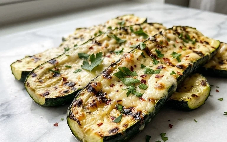 Grilled Zucchini with Parmesan