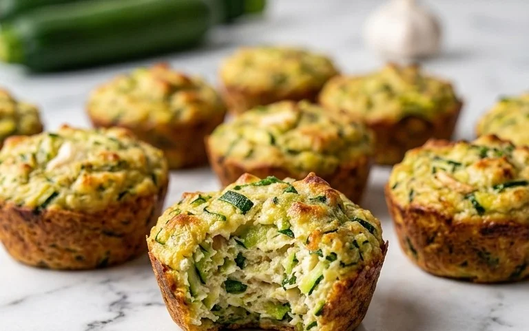 Zucchini Garlic Bites